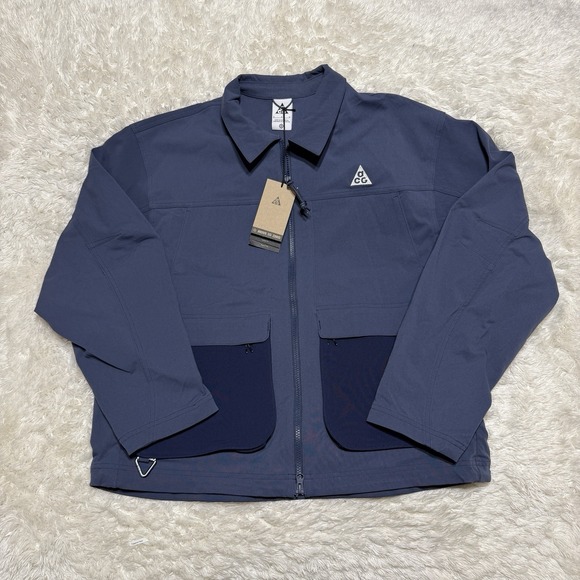 Nike Other - Men's Small - Nike ACG "Smith Summit" UV Repel Jacket Navy Blue HV0598-437